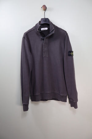Stone Island Charcoal Grey 1/4 Zip Jumper