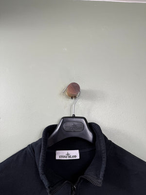 Stone Island Black 1/4 Zip Jumper
