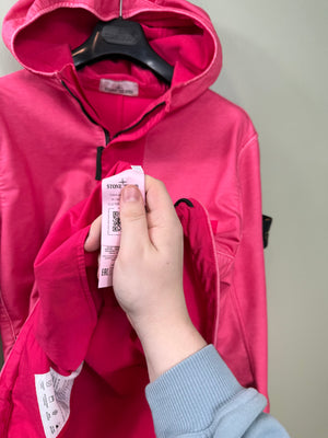 Stone Island Pink Flepa Diagonale Gommata Smock Jacket