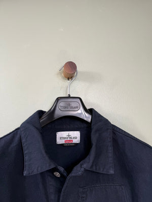 Stone Island x Supreme Navy Bull Denim-TC Jacket
