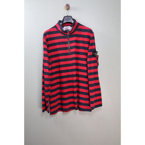 Stone Island x Supreme 1/4 Zip Striped Jumper