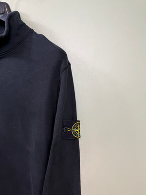 Stone Island Black 1/4 Zip Jumper