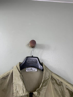 Stone Island Green Nylon Metal Overshirt