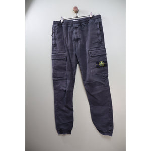 Stone Island Black RE-T Cargo Bottoms