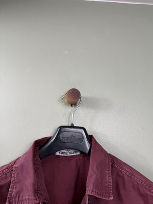 Stone Island Burgundy Overshirt