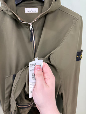 Stone Island Khaki Soft Shell Jacket