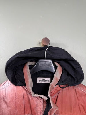 Stone Island Orange Liquid Reflective Jacket