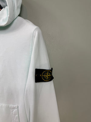 Stone Island Mint Green Zipped Hoodie