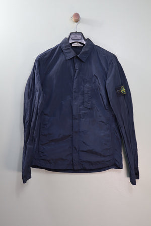 Stone Island Navy Nylon Metal Overshirt