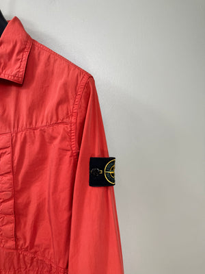Stone Island Red Tela Overshirt