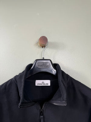 Stone Island Black 1/4 Zip Jumper