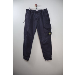Stone Island Black RE-T Cargo Bottoms