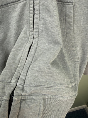 Stone Island Grey Zipped Hoodie
