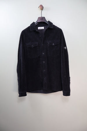 Stone Island Black Corduroy Overshirt