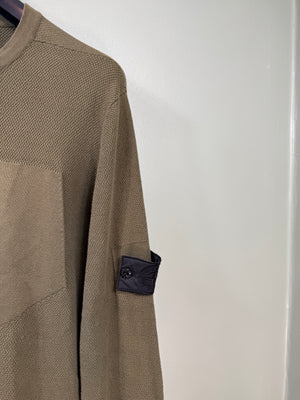 Stone Island Khaki Shadow Project Jumper