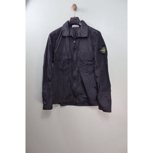 Stone Island Black Nylon Metal Overshirt