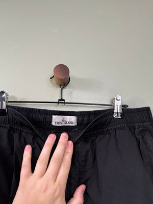 Stone Island Black RE-T Cargo Bottoms