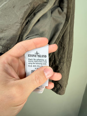 Stone Island Green Nylon Metal Overshirt