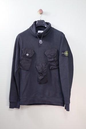 Stone Island Black Multipocket Smock Jacket