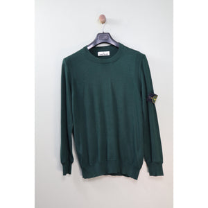 Stone Island Dark Green Knit Jumper