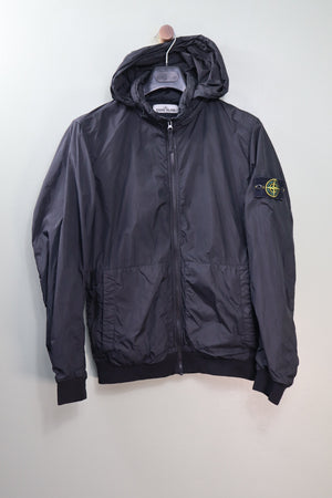 Stone Island Black Crinkle Reps Jacket