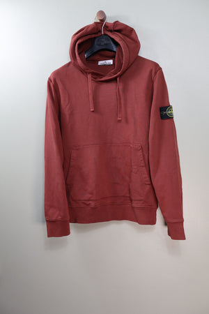 Stone Island Brick Red Hoodie