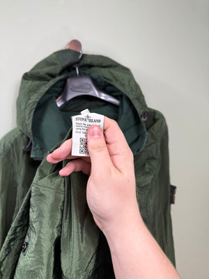 Stone Island Green Nylon Metal Jacket