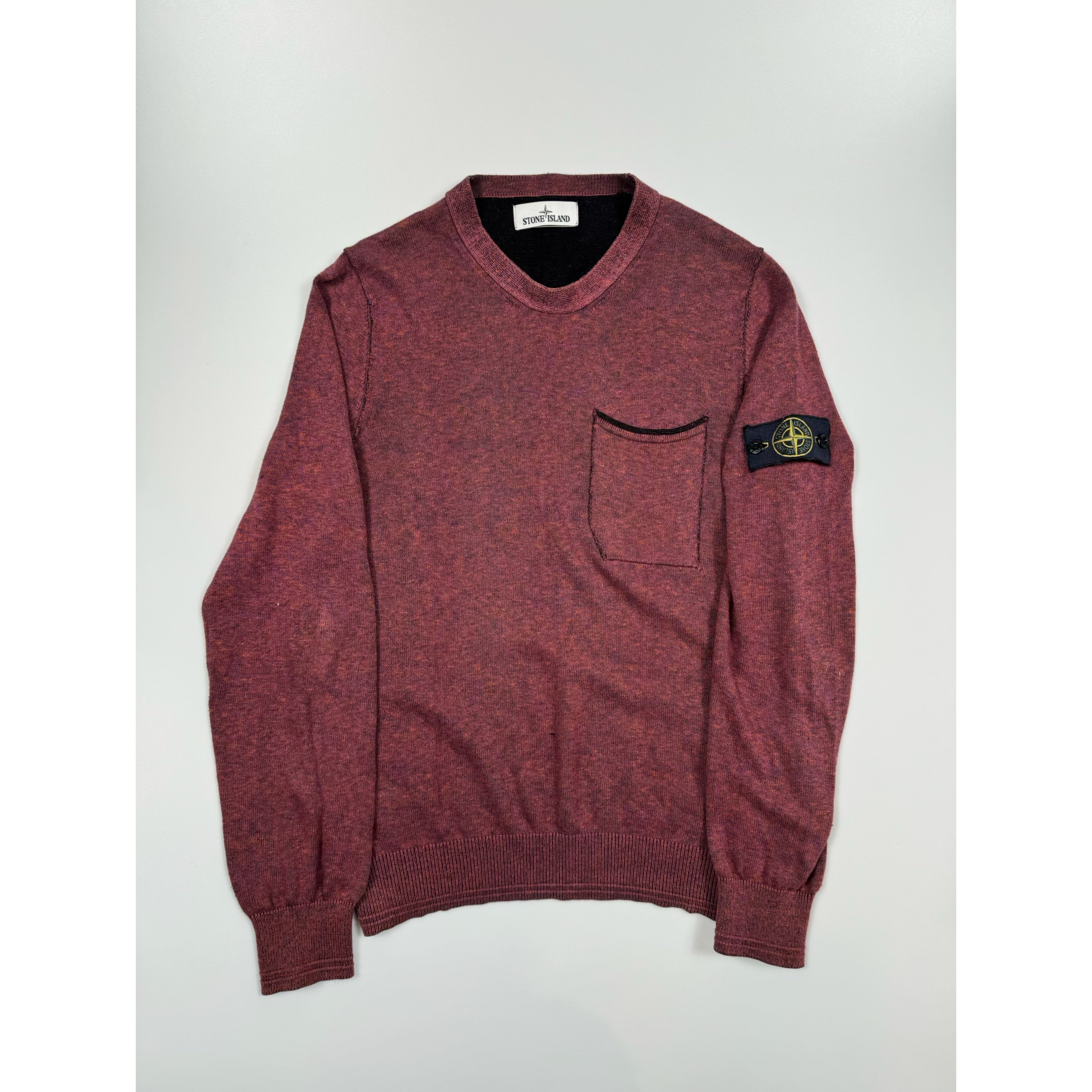 Stone Island Burgundy Jumper