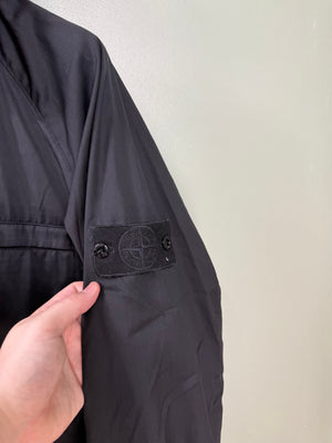 Stone Island Black Ghost Reversible Stretch Wool Nylon Jacket