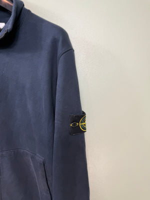 Stone Island Navy Zipped Jumper