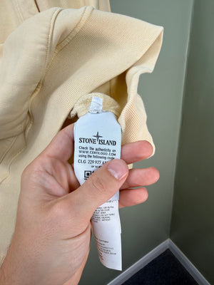 Stone Island Yellow Hoodie