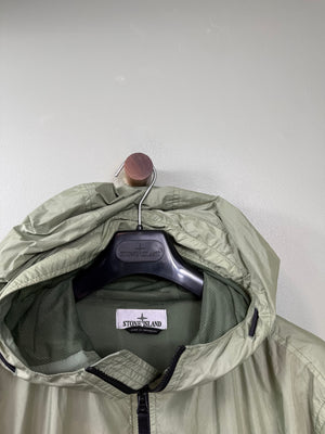 Stone Island Green Crinkle Reps Jacket
