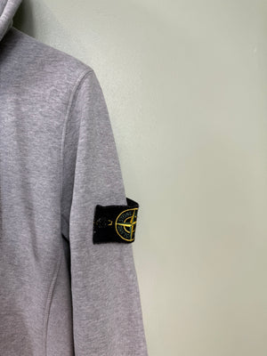 Stone Island Grey Zipped Hoodie