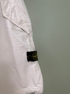 Stone Island White RE Cargo Shorts