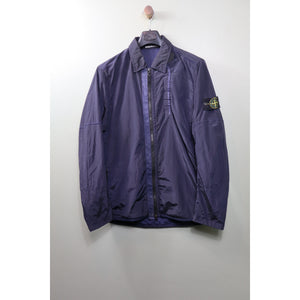 Stone Island Navy Nylon Metal Overshirt