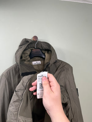 Stone Island Khaki Crinkle Reps Jacket