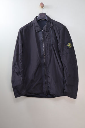 Stone Island Black Nylon Metal Overshirt