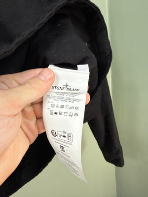 Stone Island Black Bull Denim Research Overshirt
