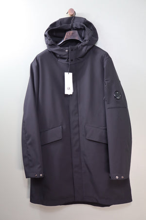 C.P. Company Black Soft Shell Parka Jacket
