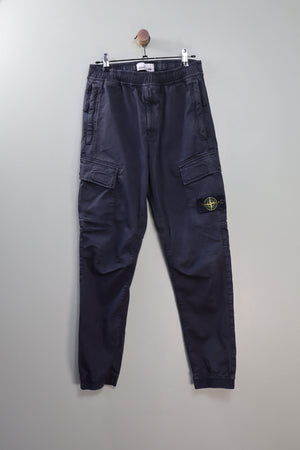 Stone Island RE-T Black Cargo Bottoms