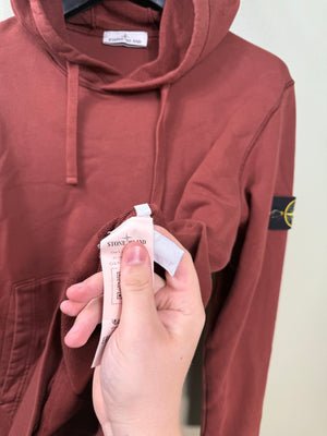 Stone Island Brick Red Hoodie