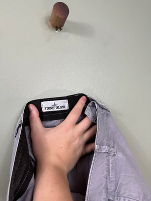 Stone Island Grey SL Cargo Shorts
