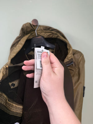 Stone Island Khaki Lamy Flock Jacket