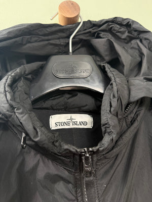 Stone Island Black Crinkle Reps Jacket