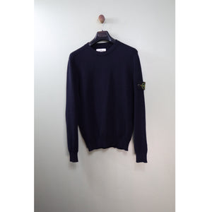 Stone Island Navy Knit Jumper