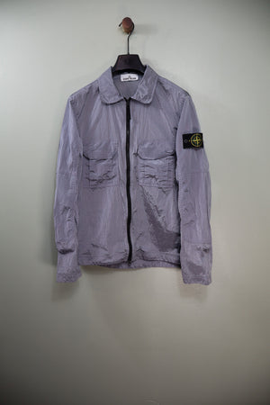 Stone Island Grey Nylon Metal Overshirt