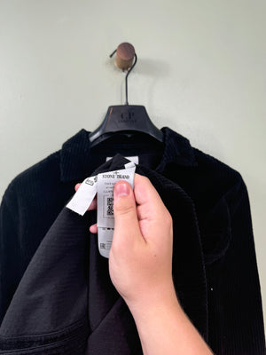 Stone Island Black Corduroy Overshirt