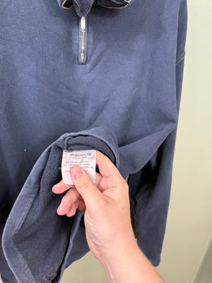 C.P. Company Navy 1/4 Zip Jumper