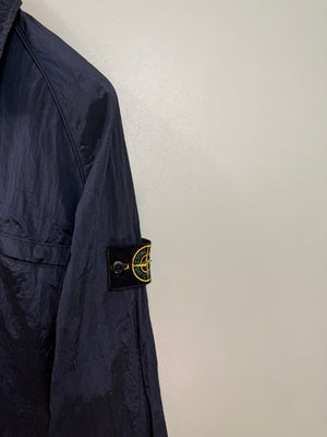 Stone Island Navy Nylon Metal Overshirt