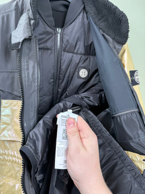 Stone Island Iridescent Coating Tela Reflex Mat Jacket